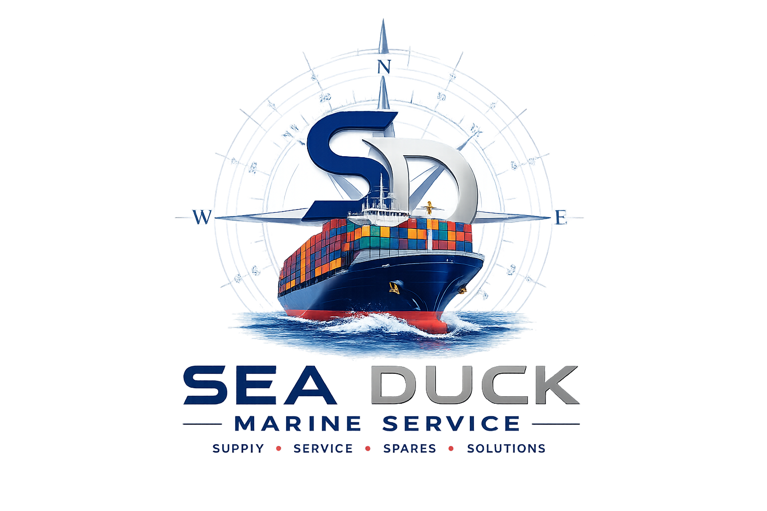 Sea Duck Marine Service Logo